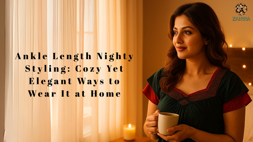Ankle Length Nighty Styling: Cozy Yet Elegant Ways to Wear It at Home