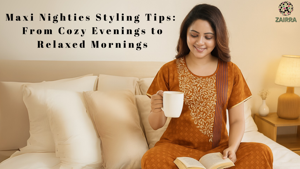 Maxi Nighties Styling Tips: From Cozy Evenings to Relaxed Mornings